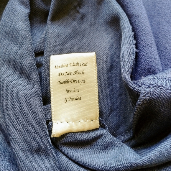 Anthropology Blu Pepper Women’s Size Medium Blue Sundress Dress Lattice Back - Picture 7 of 10